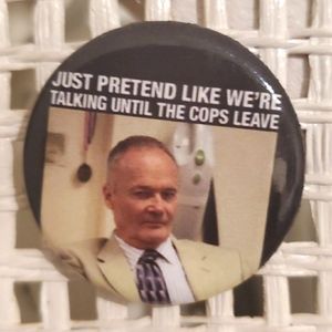 Funny Meme Pin Button 1 in Bookbag Lanyard Accessories